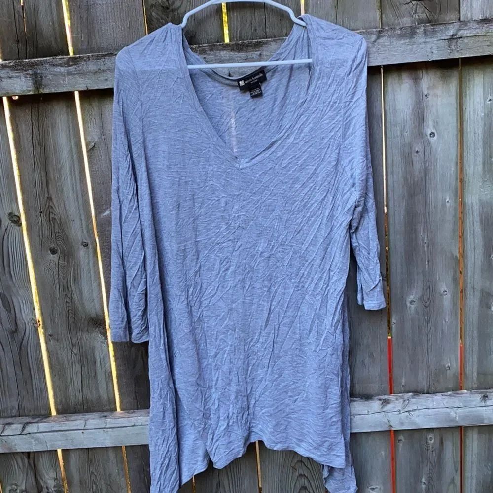 Valerie Bertinelli Gray Tunic sz. 1X